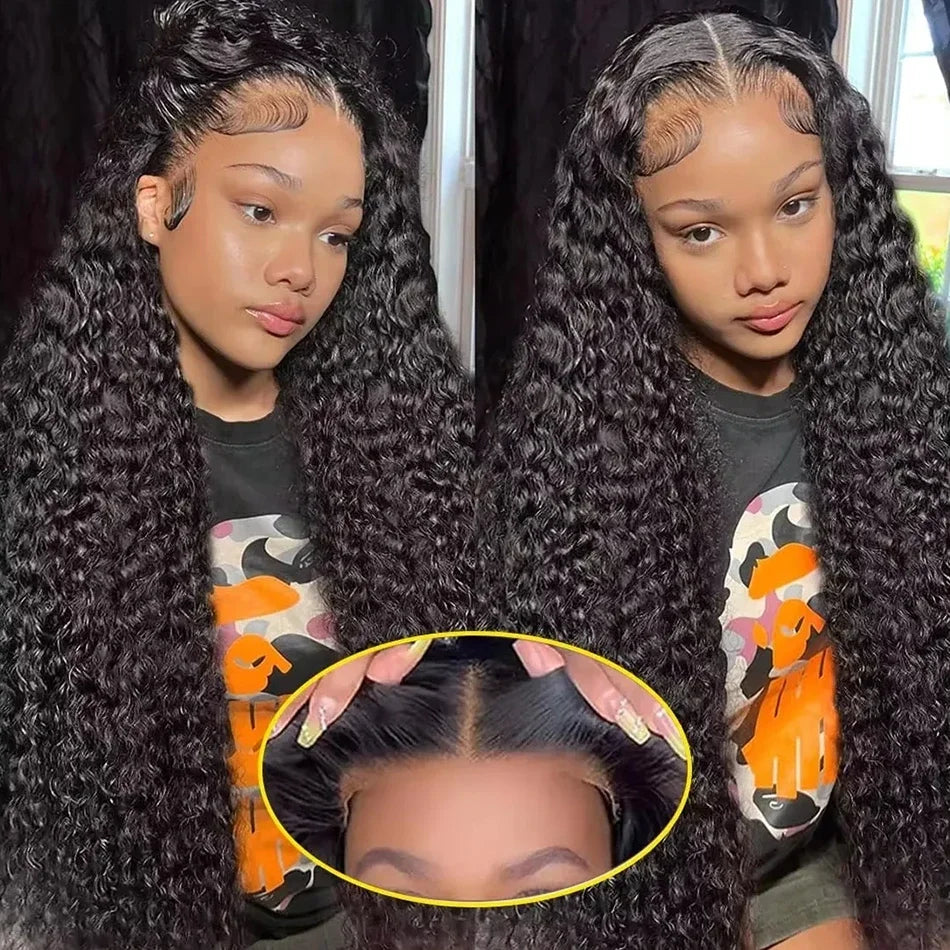 Deep Wave Brazilian Hair Glueless Wig